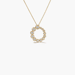 Hearts on Fire Convertible Circle Pendant Necklace