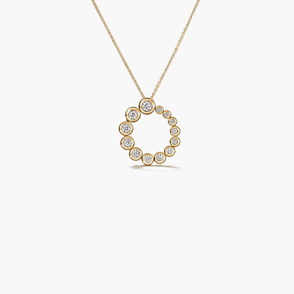 Hearts on Fire Convertible Circle Pendant Necklace