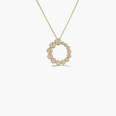 Hearts on Fire Convertible Circle Pendant Necklace - Hearts on Fire product