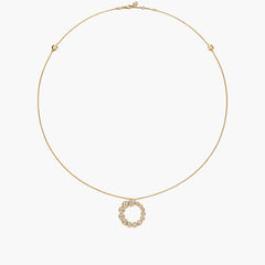 Hearts on Fire Convertible Circle Pendant Necklace