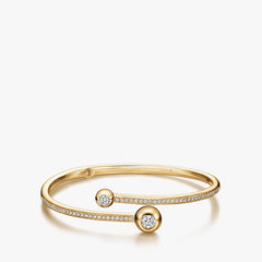 Hearts on Fire DREAM Bypass Pave Bangle Bracelet