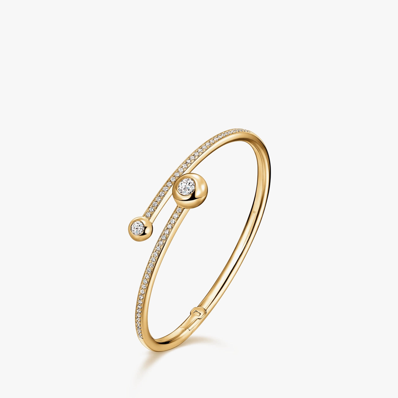 Hearts on Fire DREAM Bypass Pave Bangle Bracelet