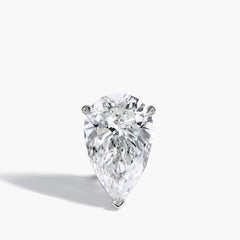 6 Carat Pear Shape Diamond Stud Earrings