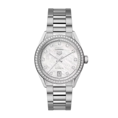 TAG Heuer Carrera Date Watch with Diamond Bezel - 36mm
