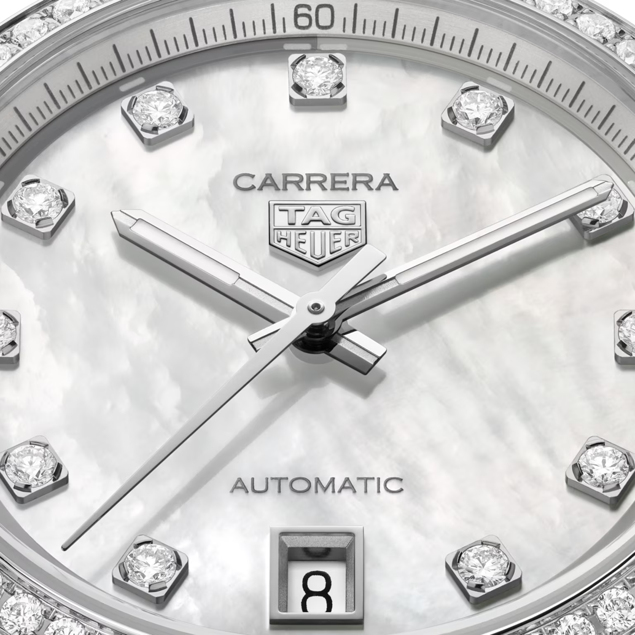 TAG Heuer Carrera Date Watch with Diamond Bezel - 36mm