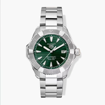 TAG Heuer Aquaracer Professional 200 Solargraph Dark Green Dial - 40mm - TAG Heuer product