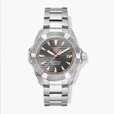 TAG Heuer Aquaracer Professional 200 Solargraph Grey Dial - 40mm - TAG Heuer product