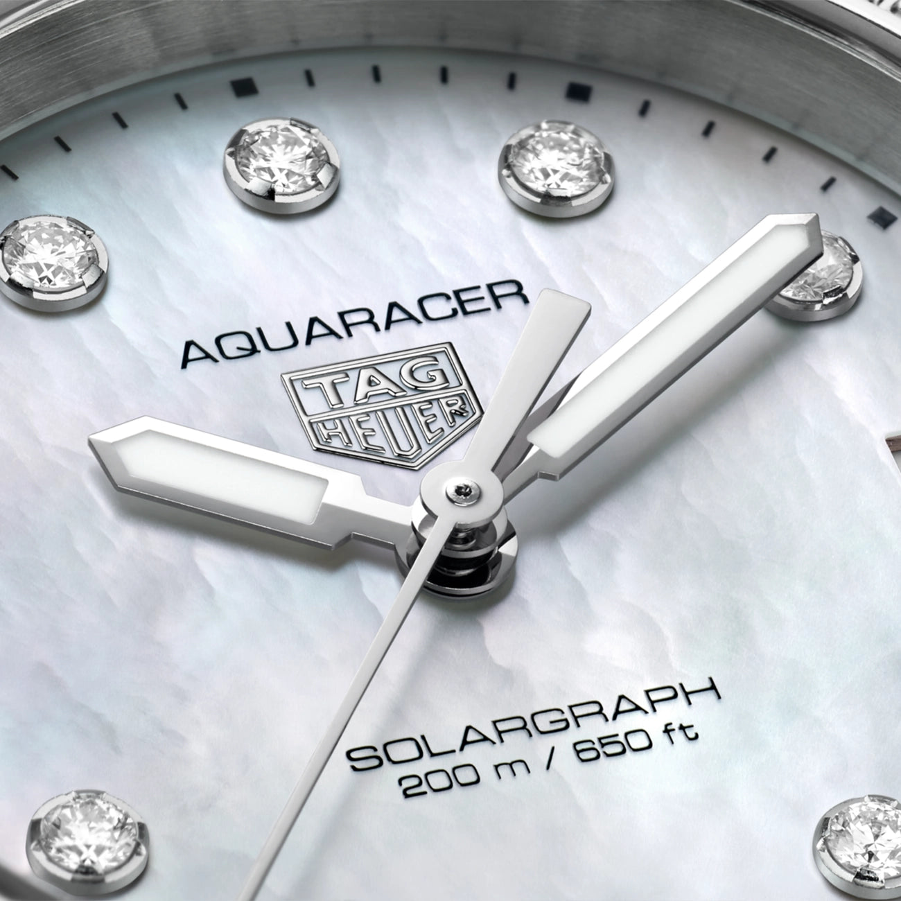 TAG Heuer Aquaracer Diamond Bezel Solargraph Watch - 34mm