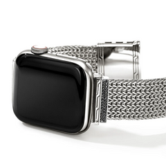 John Hardy Icon Link 18mm Black Sapphire Apple Watch Chain Bracelet