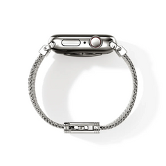 John Hardy Icon Link 18mm Black Sapphire Apple Watch Chain Bracelet