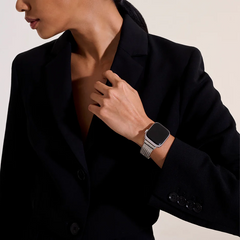 John Hardy Icon Link 18mm Black Sapphire Apple Watch Chain Bracelet