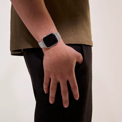 John Hardy Icon Link 18mm Blue Sapphire Apple Watch Chain Bracelet