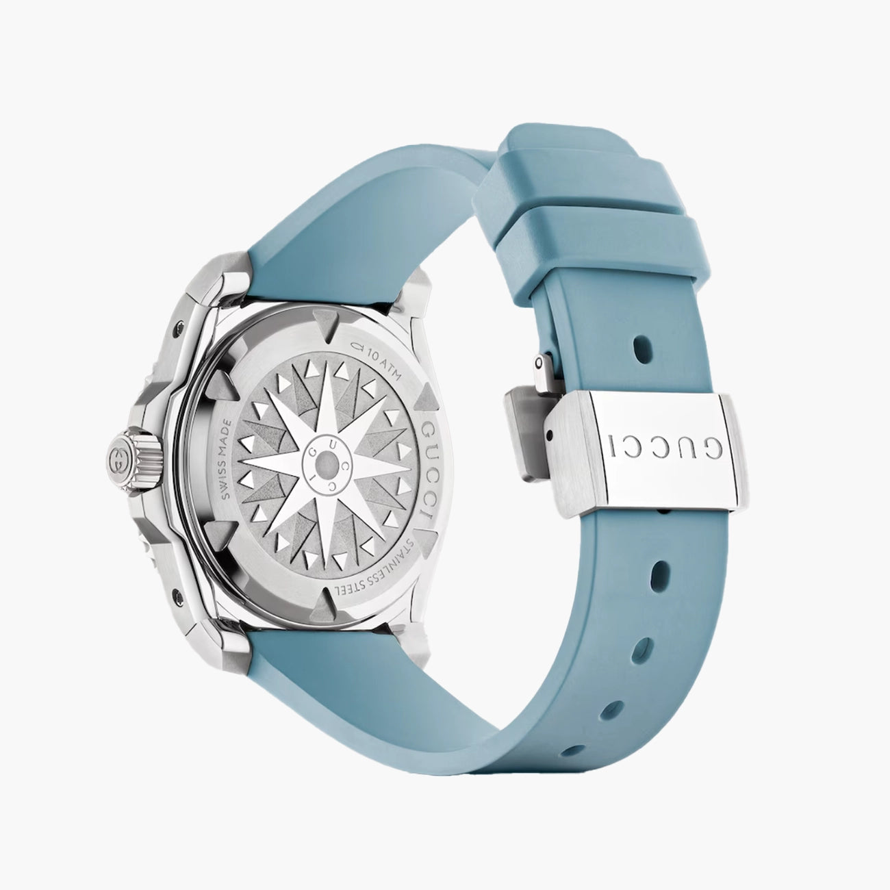 Gucci Dive Light Blue Dial Black Bezel Watch - 36mm | YA136409