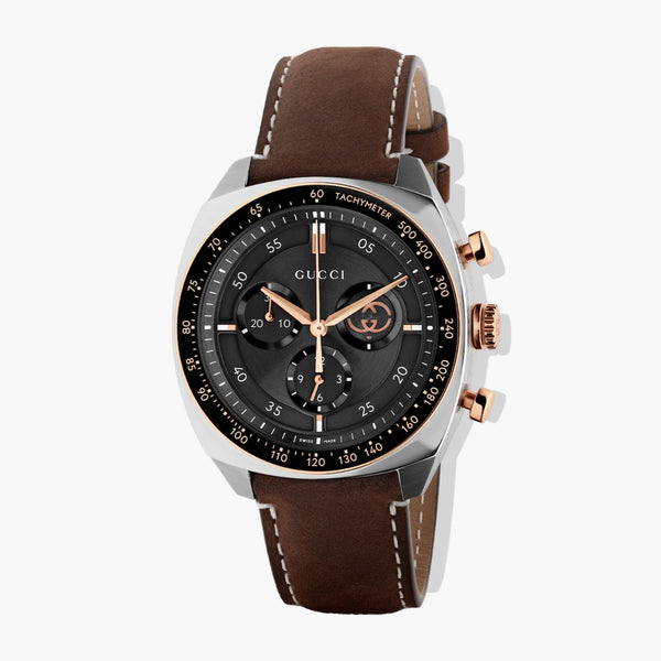 Gucci Interlocking G Chronograph Black Dial Watch - 41mm