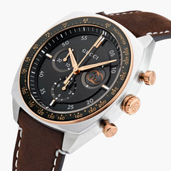 Gucci Interlocking G Chronograph Black Dial Watch - 41mm