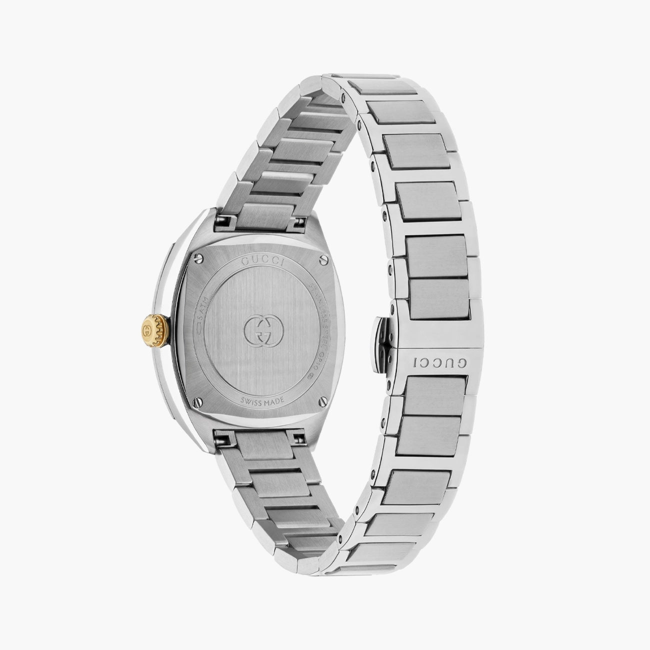 Gucci Interlocking Silver and Pink Gold Watch - 29mm
