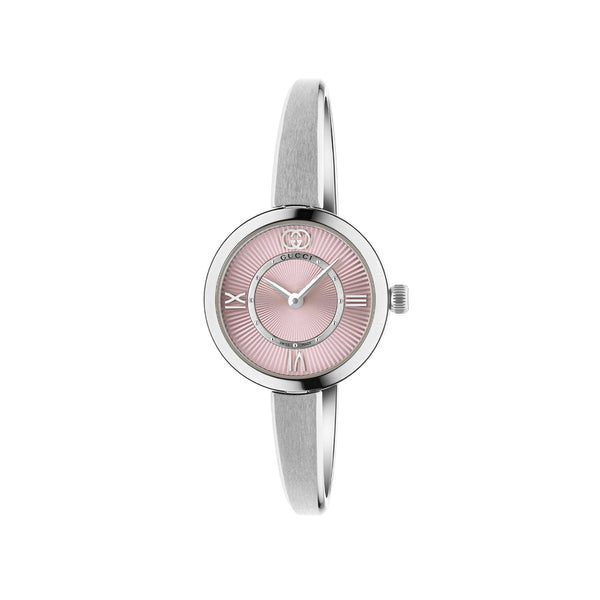 Gucci Model 2000 Pink Dial Watch on a Bangle Bracelet - 24mm