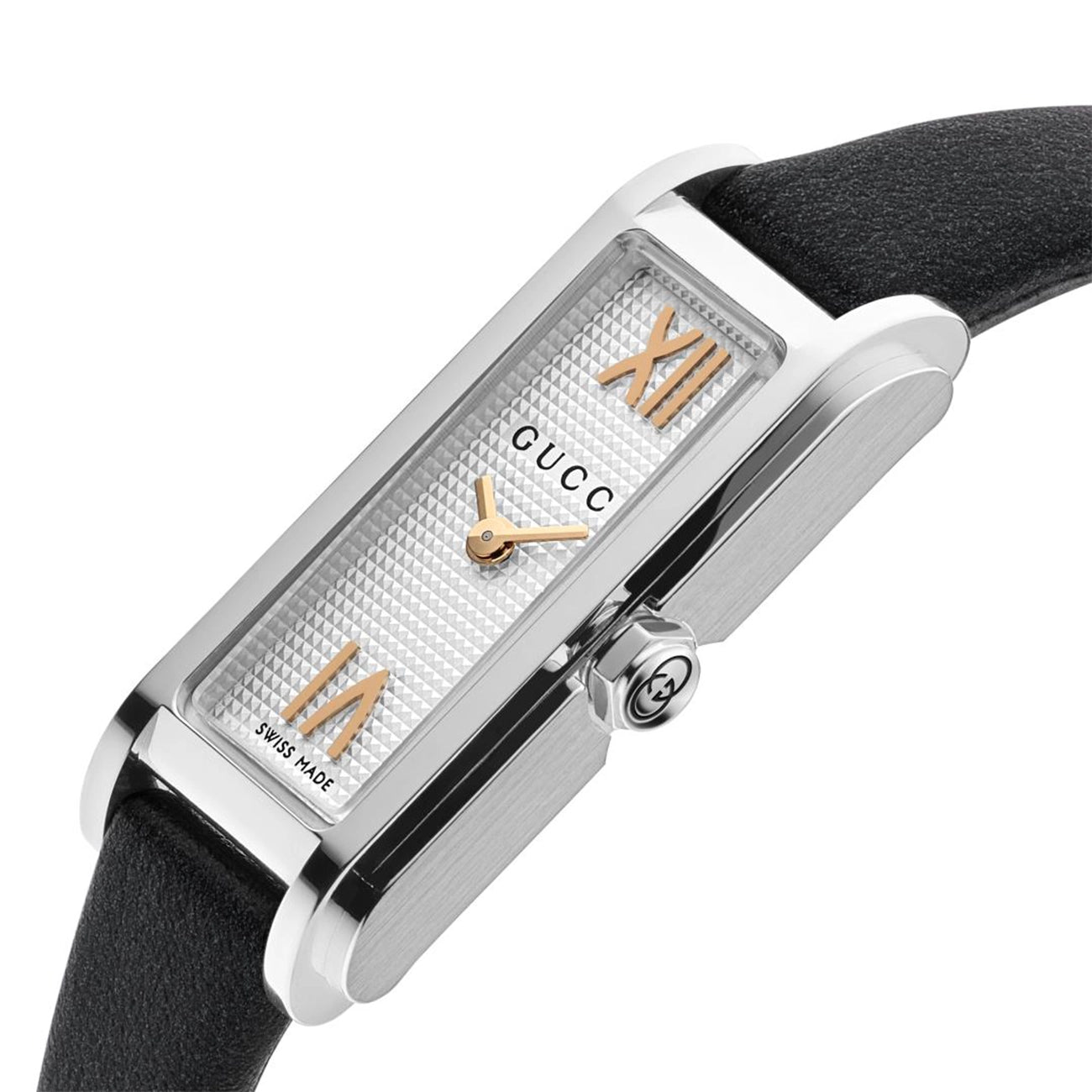 Gucci G-Frame Roman Numeral Silver Dial - 27mm