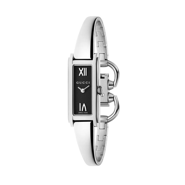 Gucci G-Frame Black Dial Roman Numeral Bangle Watch - 27mm – J.R.DUNN