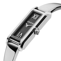 Gucci G-Frame Black Dial Roman Numeral Bangle Watch - 27mm