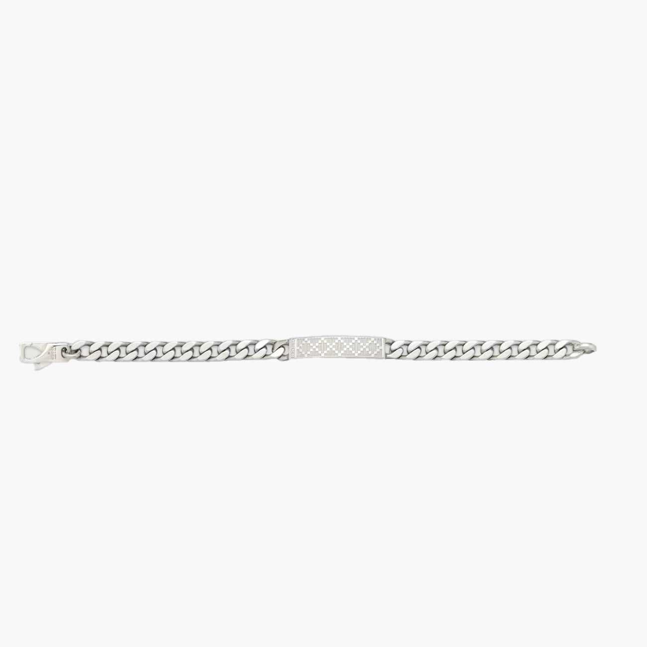 Gucci Silver Diamante Chain Bracelet