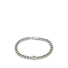 Gucci Interlocking G Silver Chain Bracelet