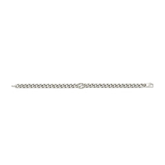 Gucci Interlocking G Silver Chain Bracelet