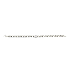 Gucci Interlocking G Silver Chain Bracelet