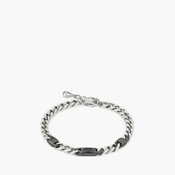 Gucci Curb Link Bracelet with Black Ruthenium