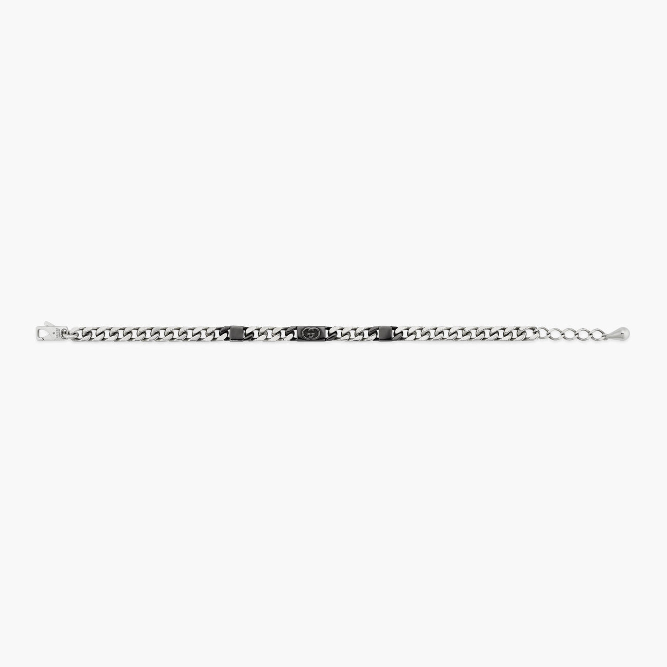 Gucci Curb Link Bracelet with Black Ruthenium