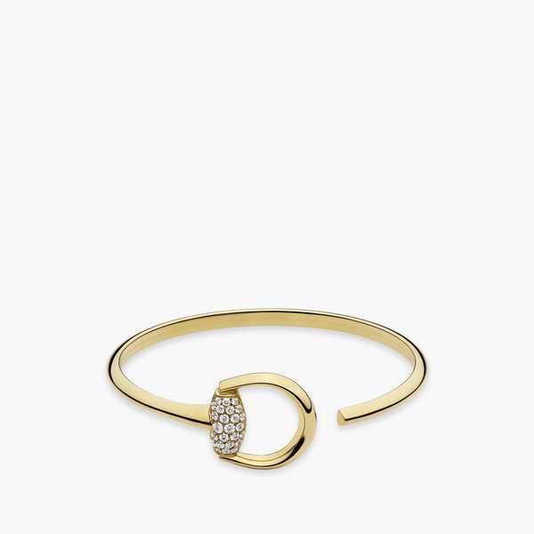 Gucci Horsebit Diamond Pavé Bangle Bracelet | YBA837690002 – J.R.DUNN
