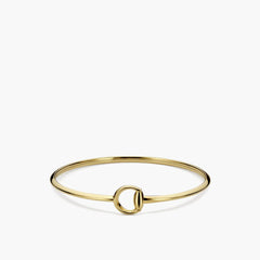 Gucci Horsebit Gold Bangle Bracelet