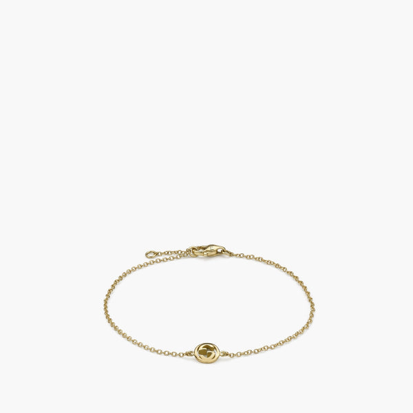 Gucci Interlocking G Gold Chain Bracelet