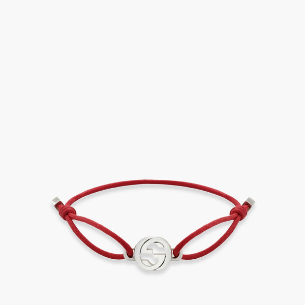 Gucci Interlocking G Cord Bracelet