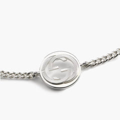 Gucci Interlocking G Silver Charm Bracelet