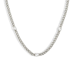 Gucci Interlocking G Silver Chain Necklace
