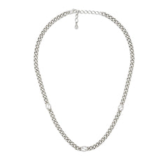 Gucci Interlocking G Silver Chain Necklace