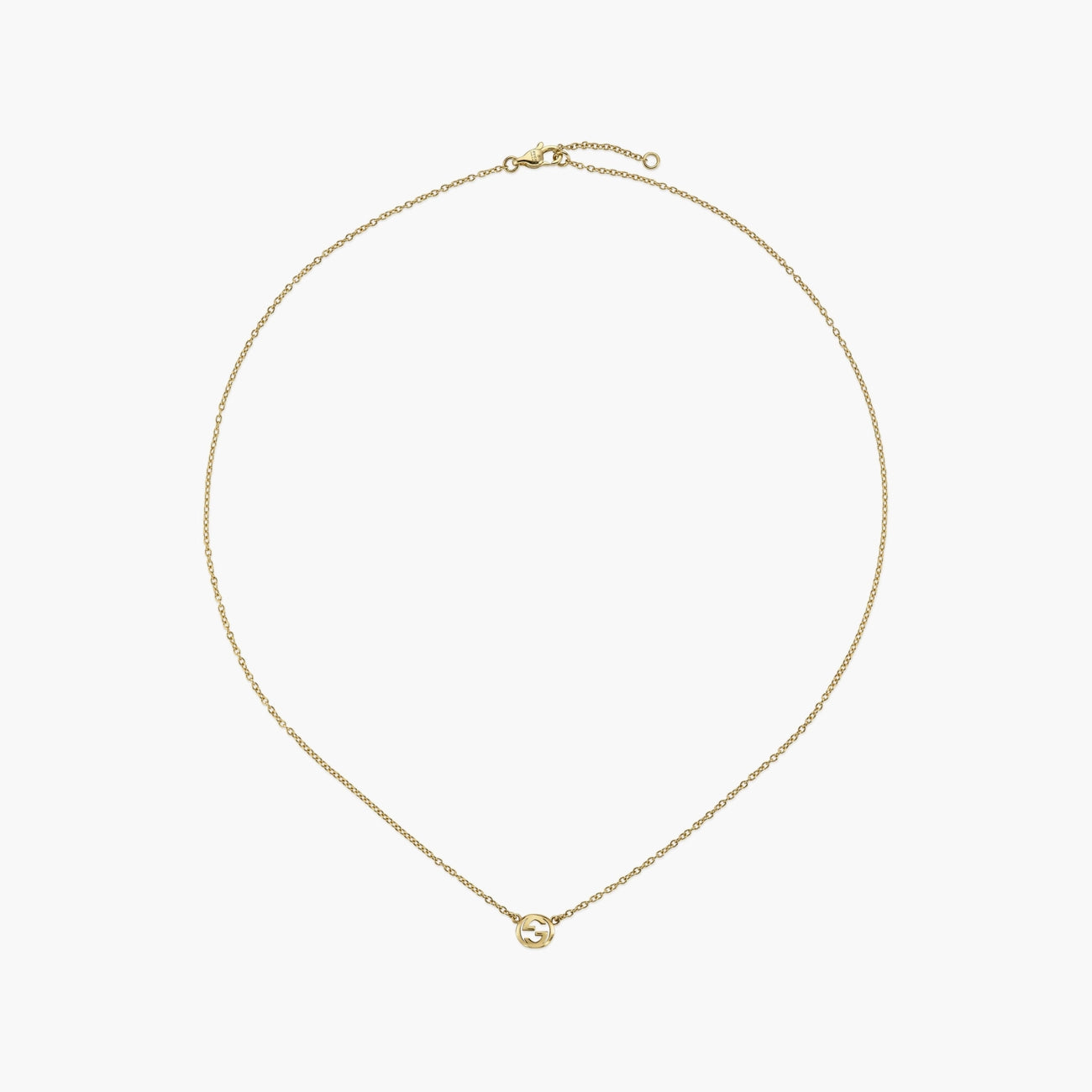 Gucci Interlocking G Gold Chain Necklace