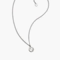 Gucci Interlocking G Silver Pendant Necklace