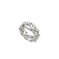 Gucci Interlocking G Silver 7mm Ring