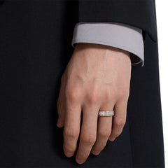 Gucci Silver Diamante Ring