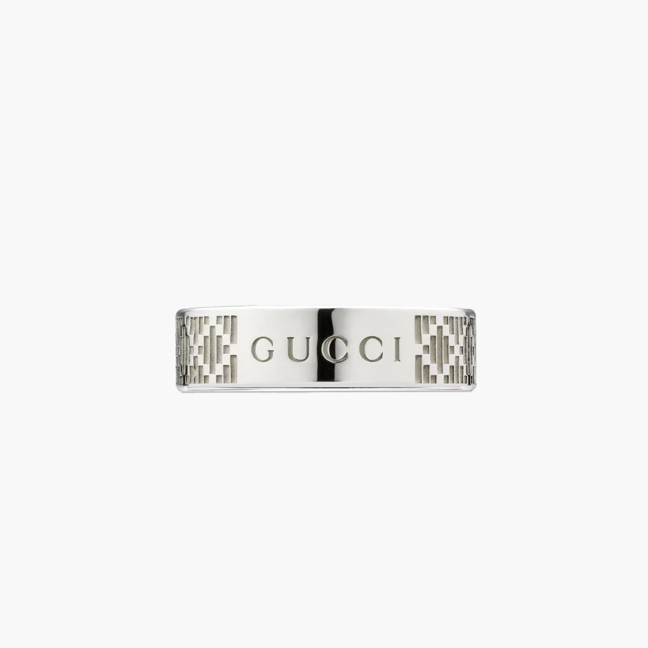 Gucci Silver Diamante Ring