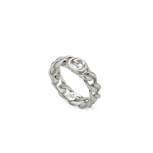 Gucci Interlocking G Silver 5mm Ring | YBC843972001 – J.R.DUNN