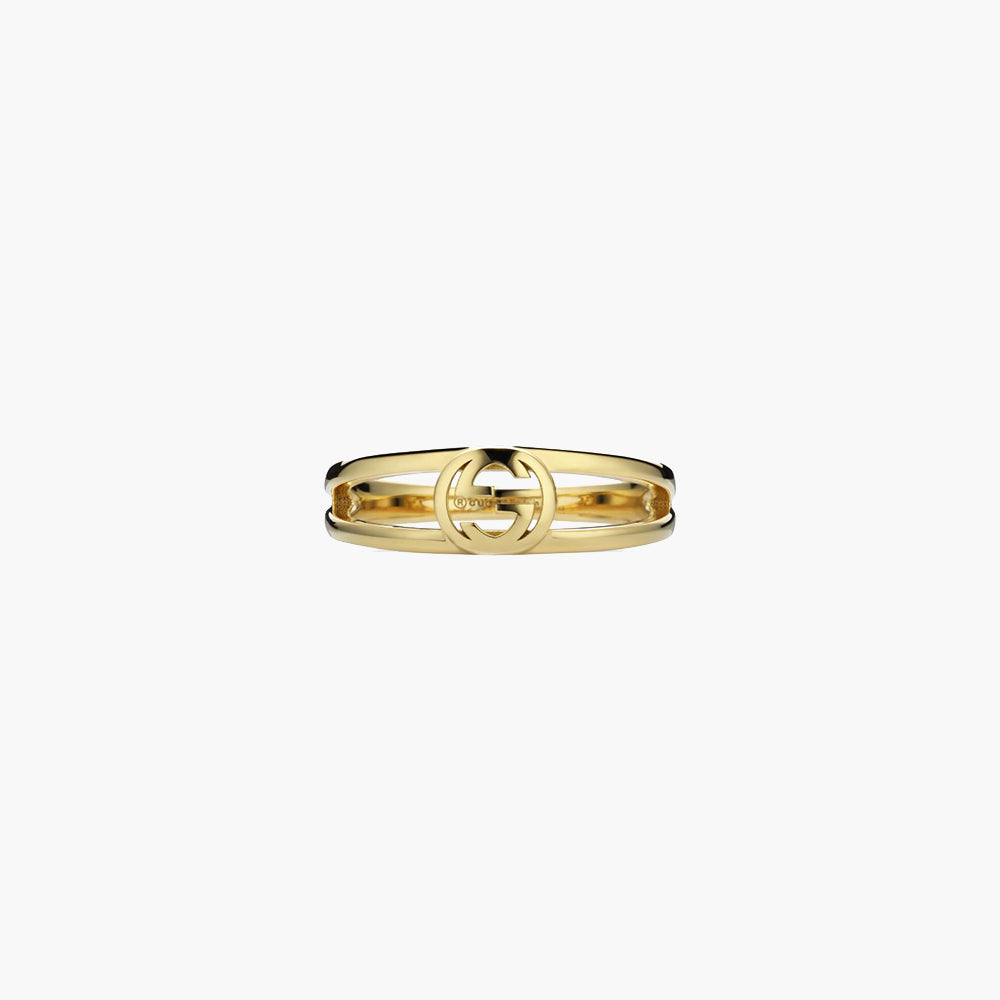 Gucci Interlocking G Double Band Ring
