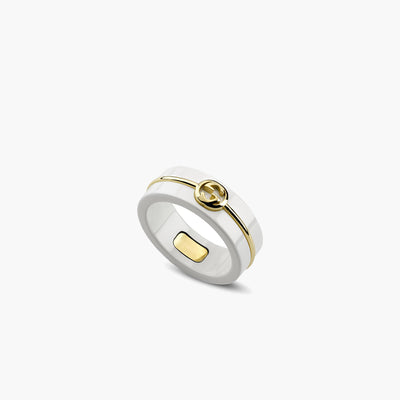 Gucci Interlocking G White Zirconium Ring - Gucci product
