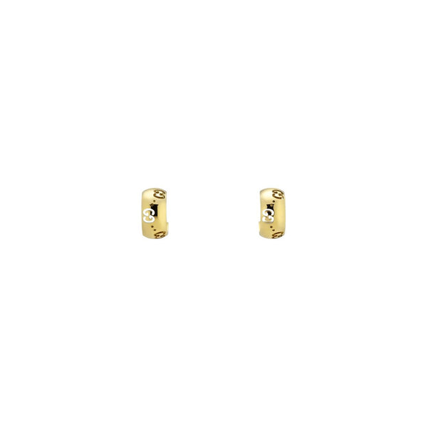 Gucci Icon Gold Huggie Earrings