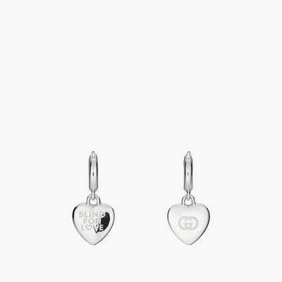 Gucci Blind for Love Heart Drop Earrings - Gucci product