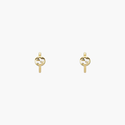 Gucci Interlocking 18K Hoop Earrings - J.R.DUNN product