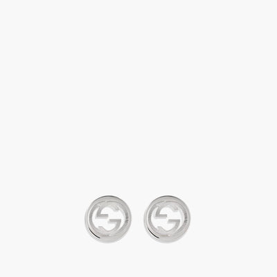Gucci Interlocking G Silver Stud Earrings - Gucci product