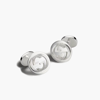 Gucci Interlocking G Silver Cufflinks - J.R.DUNN product